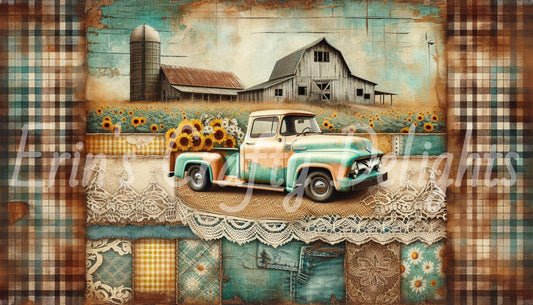 Yellow Pumpkin Truck 2